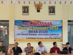 Desa Jugo Kec. Sekaran mengadakan ujian perangkat, 3 Calon Terpilih dengan nilai terbaik
