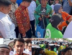 Wapres Gibran Serahkan Bantuan Sembako kepada Ojol di Semarang, Dihadiri Kapolda Jateng dan Wakil Wali Kota
