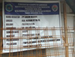 Pembangunan TPT di Desa Kedungmentawar Diduga Asal Jadi, Tanpa Galian Dasar dan Tak Sesuai Spek