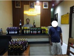 Polsek Brondong Amankan seratus Botol Miras, Bentuk Ketegasan Petugas dalam Berantas Miras