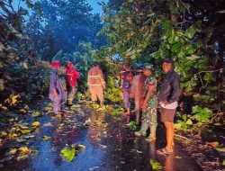 Wujudkan Lingkungan Asri, Kodim 0812/Lamongan Gelar Karya Bakti Pembersihan Irigasi dan Penghijauan di Mantup