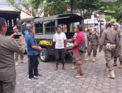 ODGJ Bawa Sajam(Senjata Tajam) Berhasil Diamankan Satpol PP Banyumas di Desa Keniten Kedungbanteng Banyumas.