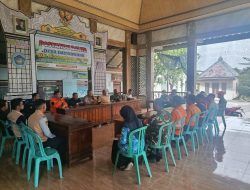 Muspika Babat Gelar Rakor Pengamanan Perlintasan Kereta Api di Desa Datinawong, Lamongan