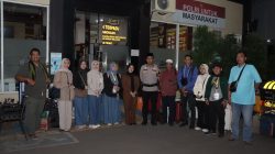 Polres Lamongan Sambut Pemudik Program SeruNU Mudik Gratis Kolaborasi PBNU dan Kapolri