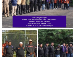 BPPKB DPAC Pasar Kemis Sukses Amankan Haul Akbar di Ponpes Al-Istiqlaliyyah